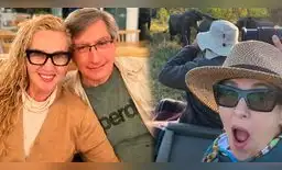 ¡Emocionados! Katia Condos y Federico Salazar disfrutan de un inolvidable viaje por el África