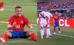 Alexis Sánchez falló el 1-0 de Chile tras fuerte remate al arco de Gallese por Copa América 2024 Alexis Sánchez falló el 1-0 de Chile tras fuerte remate al arco de Gallese por Copa América 2024