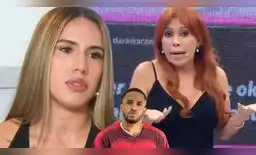Darinka Ramírez responde molesta a Magaly Medina por criticar sus acuerdos con Jefferson Farfán. Darinka Ramírez responde molesta a Magaly Medina por criticar sus acuerdos con Jefferson Farfán.
