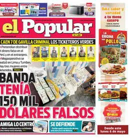 Edición Impresa - El Popular | Lima - Miercoles 01 de Mayo del 2024
