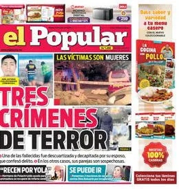 Edición Impresa - El Popular | Lima - Viernes 17 de Mayo del 2024