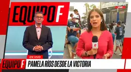 Reportera de ESPN sufre EN VIVO por hinchas de Alianza Lima y Erick Osores le preguntó: “¿Te asustaste?”