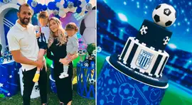 Hernán Barcos realizó fiesta de cumpleaños a su hijo con temática de Alianza Lima [FOTO]