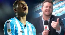 Paolo Guerrero, en la cuerda floja en Racing: “Esa rodilla nunca se recuperó”