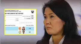 URGENTE | Recuento de votos del JEE revela que a Fuerza Popular se le habían SUMADO 25 votos de más