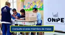 ONPE habilita LINK OFICIAL: Revisa AQUÍ con tu DNI si eres miembro de mesa para las Elecciones Municipales 2026