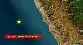 ¡ÚLTIMO TEMBLOR EN PERÚ HOY, 22 de agosto! ¿A qué hora y dónde se registró, según IGP?
