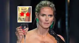 Heidi Klum indignada: dos mujeres hicieron topless en su contra.