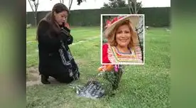 Clarisa visitó la tumba de su hermana.