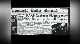 OVNI en Roswell: Recuerda la portada del Roswell Daily Record. OVNI en Roswell: Recuerda la portada del Roswell Daily Record.