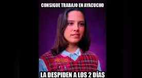 Rosario Ponce en memes: se quedó sin trabajo en Ayacucho.