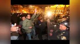 Congreso y su repartija: Cientos de personas protestaron en las calles.