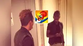 Reyna y su desenfadado look.