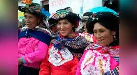 Marcha por las mujeres del agro en Lima.