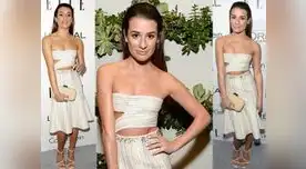 Lea Michele reapareció muy delgada en el 'Annual Women' de la revista Elle