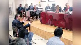 Llegaron también los familiares de las víctimas de Accomarca. Llegaron también los familiares de las víctimas de Accomarca.