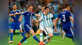 Messi puso el gol ganador. 