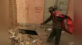 Este fue el lugar del accidente.