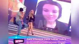 Greysi e Ítalo conversaron vía Skype. 