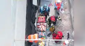 Fue rescatado por los bomberos en forma espectacular y conducido al hospital Arzobispo Loayza. Fue rescatado por los bomberos en forma espectacular y conducido al hospital Arzobispo Loayza.