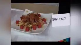 Salchi cuy: una novedosa creación que lo encuentran en la Feria de todos los santos.