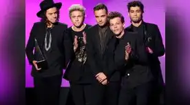 Los chicos de One direction se llevaron el AMA 2014 a Artista del año, Mejor Grupo y Mejor Álbum