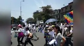 Avenida Garcilaso fue la más afectada.