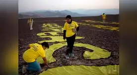 Youtube: video muestra que "C" de Greenpeace quedó grabada en Líneas de Nasca