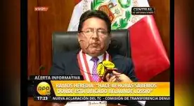 Ex Fiscal de la Nación se pronunció sobre sanción. 