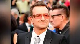 Bono de la banda irlandesa U2 Bono de la banda irlandesa U2