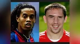 YouTube: Franck Ribéry y Ronaldinho son sometidos al Photoshop