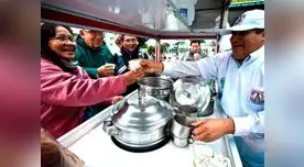 Emolientero haciendo la linda.