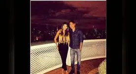 Alondra García Miro y Paolo Guerrero cumplen dos meses de relación. 