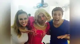 Angie y Nicola en la obra Loco calato de Mathías Brivio