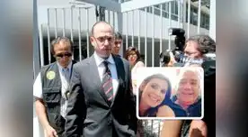 Hijo de ministro aprista se presentó en sede policial pero se limitó a leer comunicado. Luego lo llevaron a pericias.