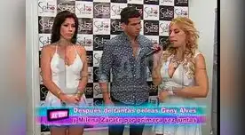 Milena Zárate y Geni Alves hicieron su tregua. Milena Zárate y Geni Alves hicieron su tregua.