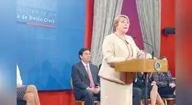 Bachelet señaló que gobierno promueve la igualdad de derechos.