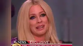 Avril Lavigne llora al contar sobre la enfermedad que padece.