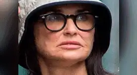 Demi Moore ya no luce sensual como antes