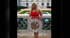 Rubia dio discurso sobre su experiencia en EE.UU.