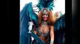 Rihanna, la reina del carnaval. 