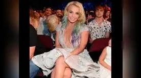 Britney causó revuelo con este look.