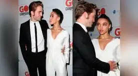 Robert Pattinson y FKA Twigs en noche de gala.