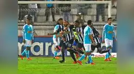 La celebración de Guevgeozián con Costa y el colombiano Preciado. La celebración de Guevgeozián con Costa y el colombiano Preciado.