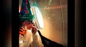 La pasó en compañía de sus amigos