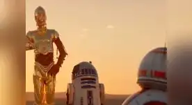 ¿Por qué C-3PO tiene el brazo rojo en 'filme?