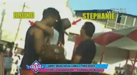 Garoto fue ampayado en plenos arrumacos. 