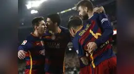 Suárez hizo el empate y luego Piqué y Neymar aseguraron el triunfo. Suárez hizo el empate y luego Piqué y Neymar aseguraron el triunfo.