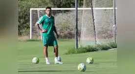 Vargas entrenó para el encuentro del domingo ante el Granada