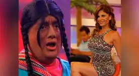 Sandra Arana tuvo lapsus en vivo.